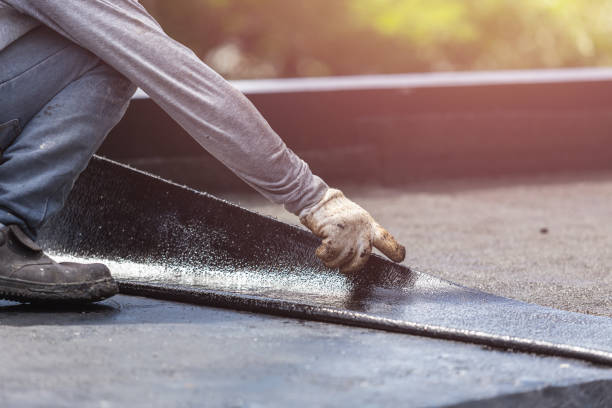 Professional Exterior Waterproofing technician working in Allendale, NJ